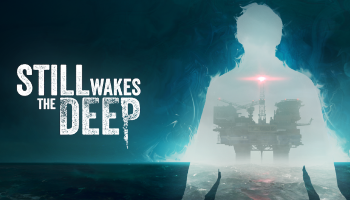 A logo for Still Wakes the Deep, prominently featuring the game name.